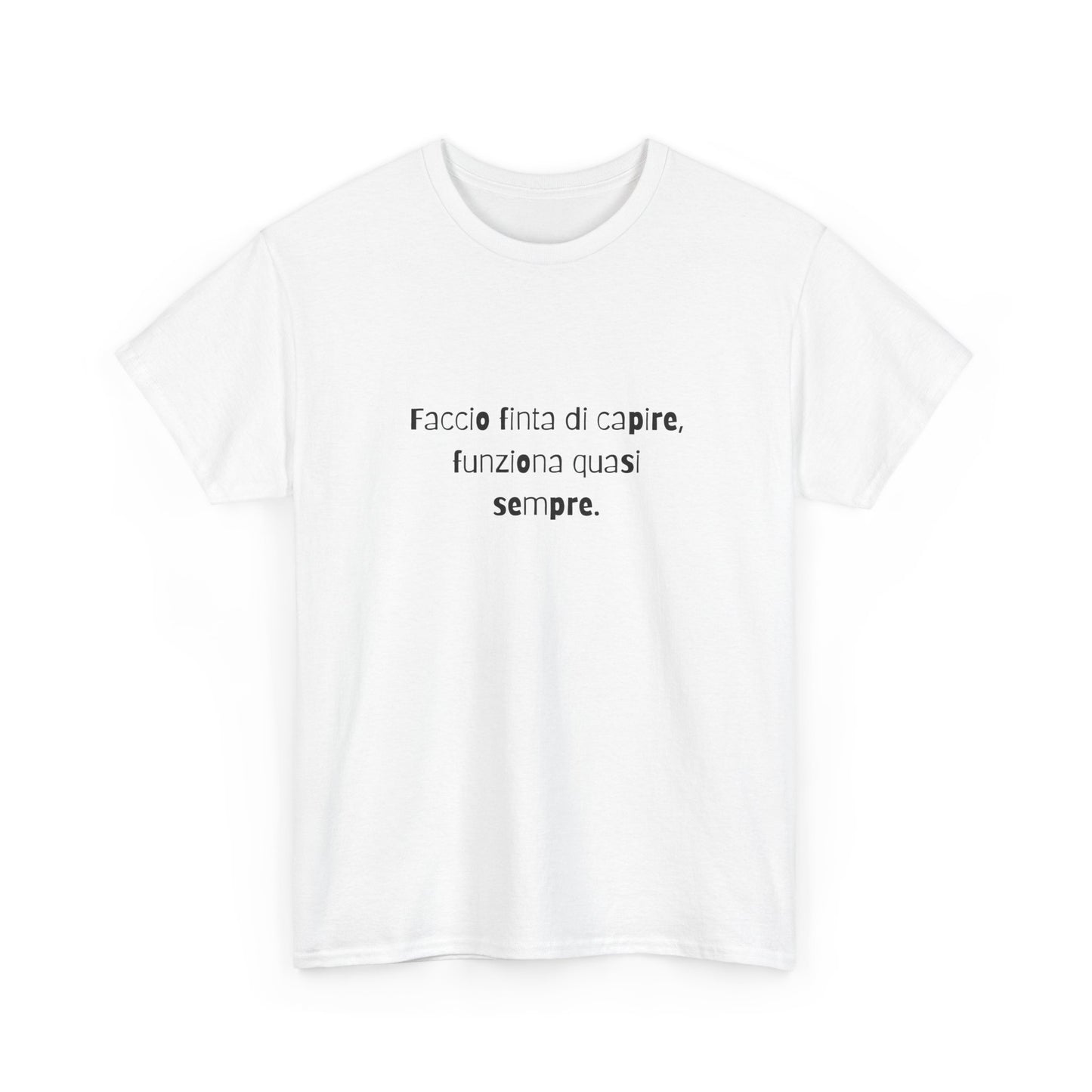 T-shirt Cotone Quote Printify