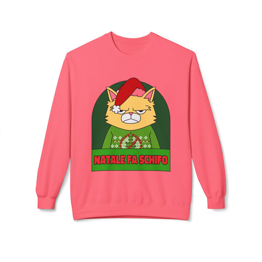 Felpetta Natale Cattivo fa schifo Printify