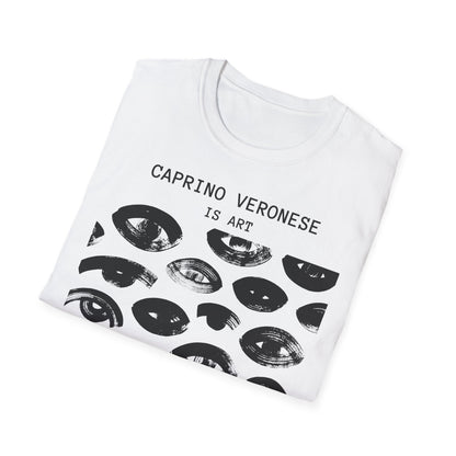 T-shirt is Art Caprino Veronese