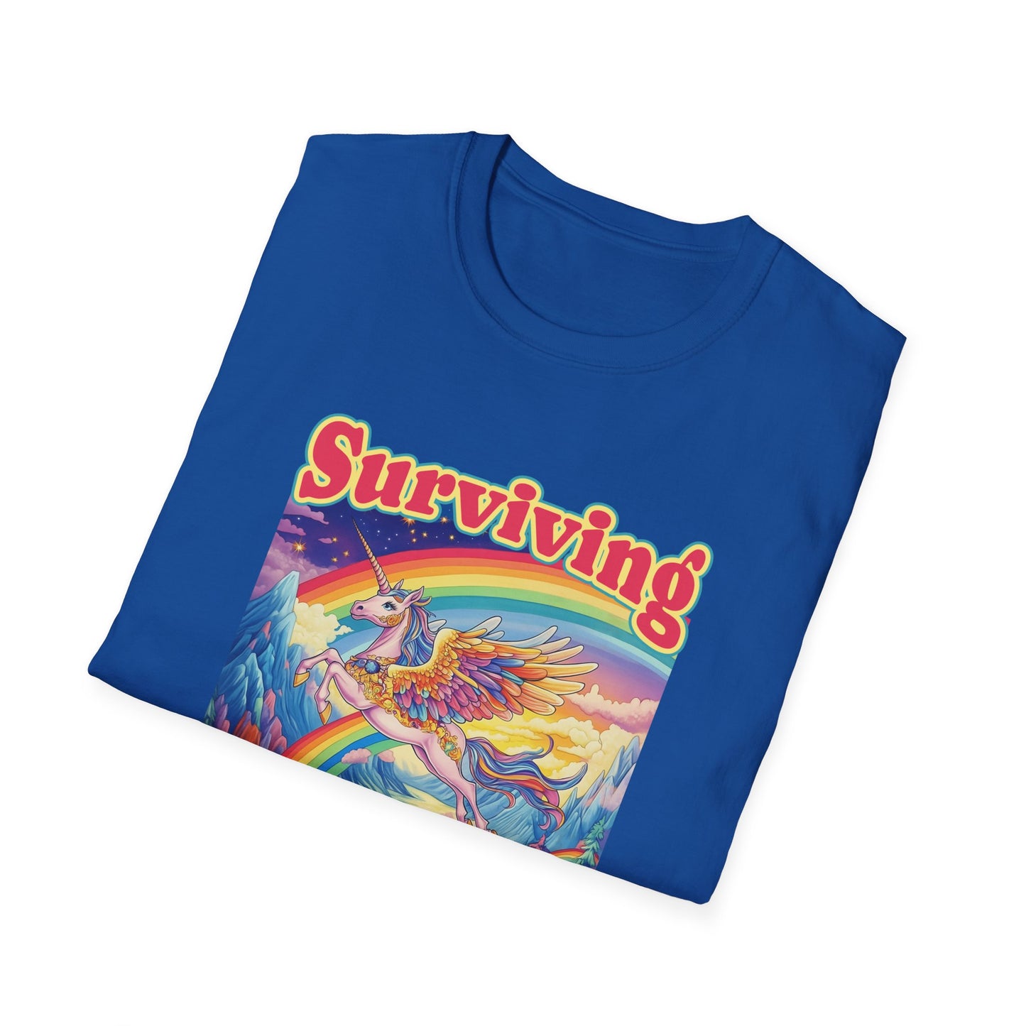 T-shirt Surviving Blu x