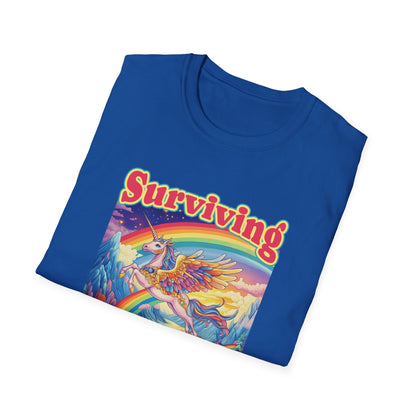 T-shirt Surviving Blu x