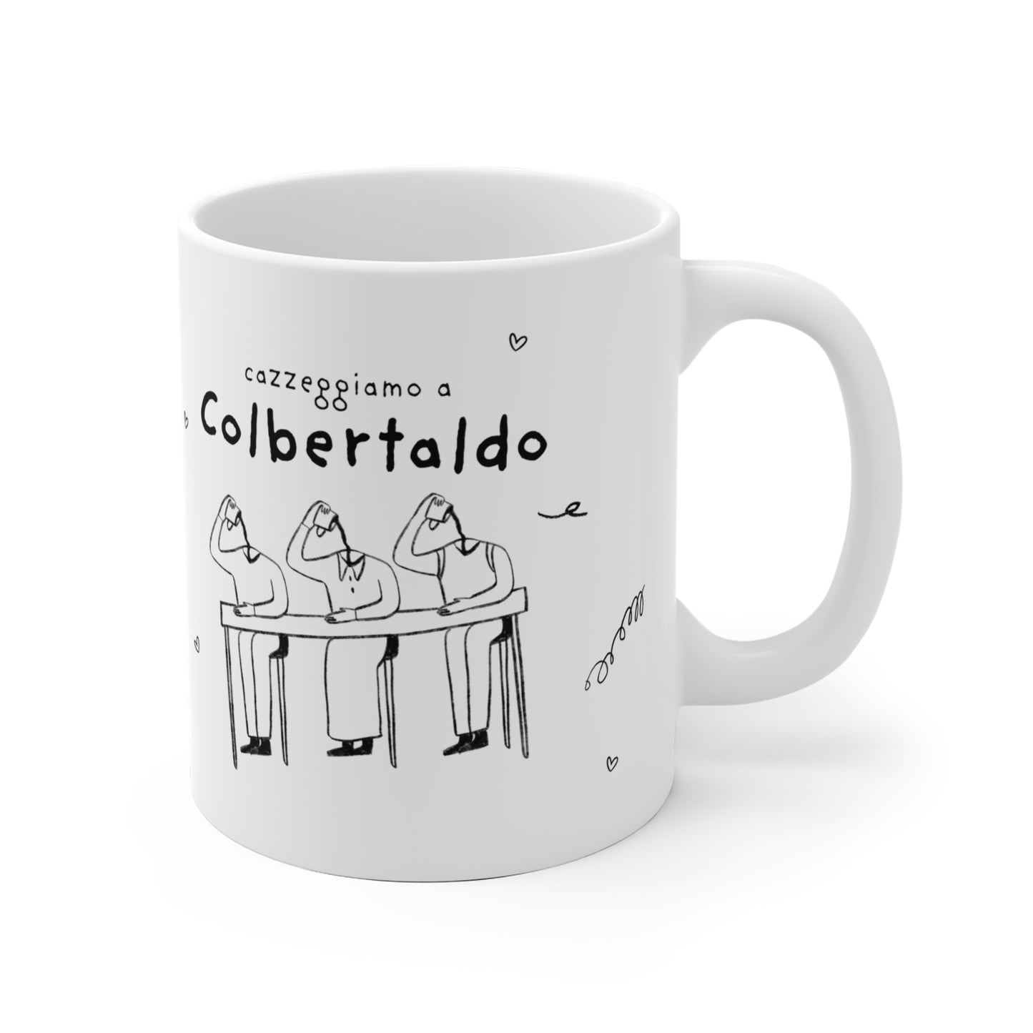 Tazza caffè bianca 325ml Colbertaldo Printify