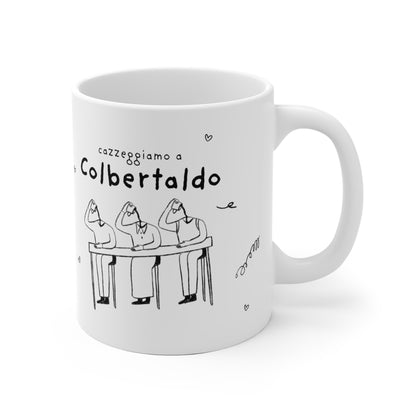 Tazza caffè bianca 325ml Colbertaldo Printify