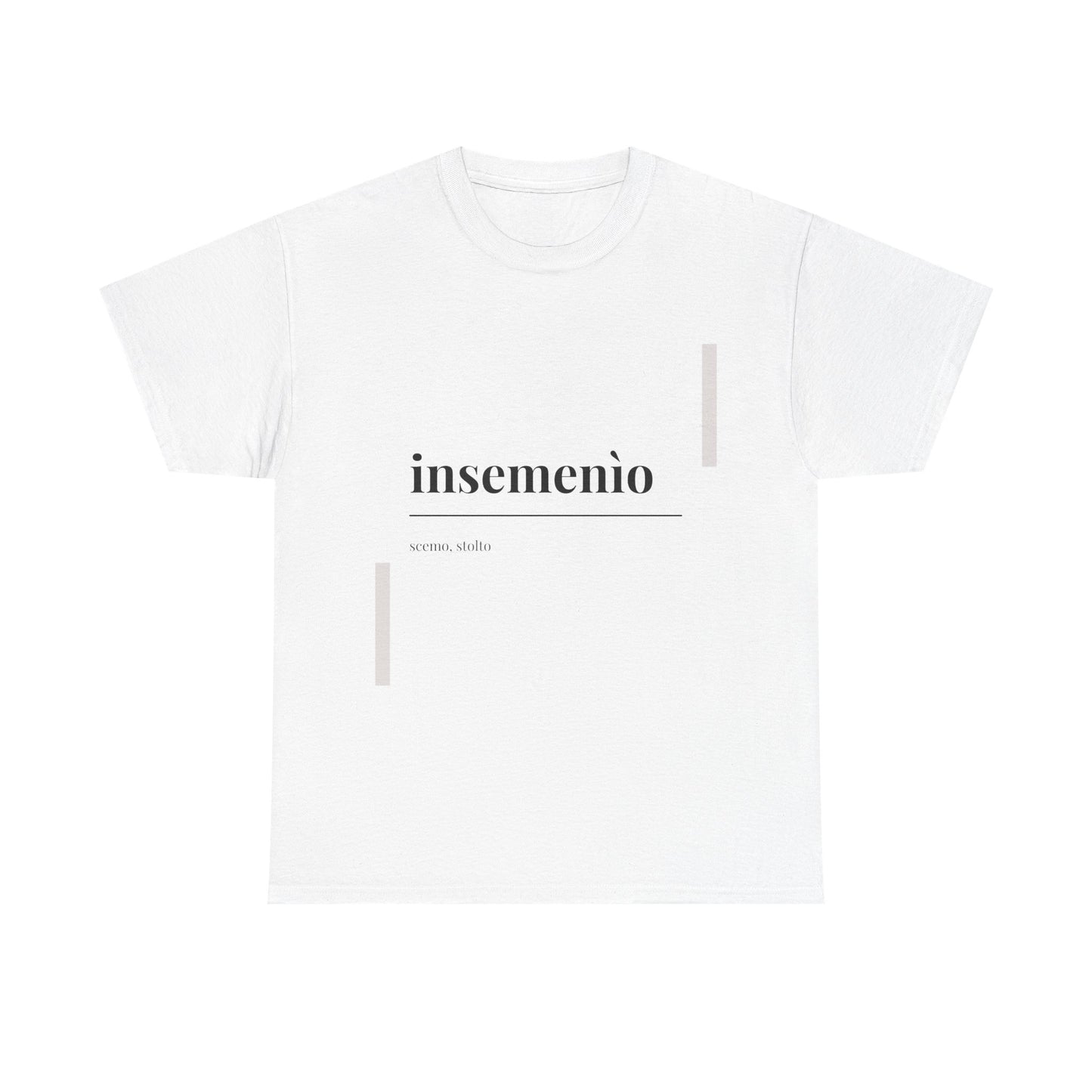 T-shirt Vocabolario Veneto insemenìo Printify