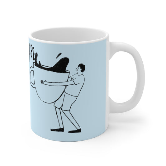 Tazza caffè 325ml La vita inizia Sant'Ambrogio di Valpolicella