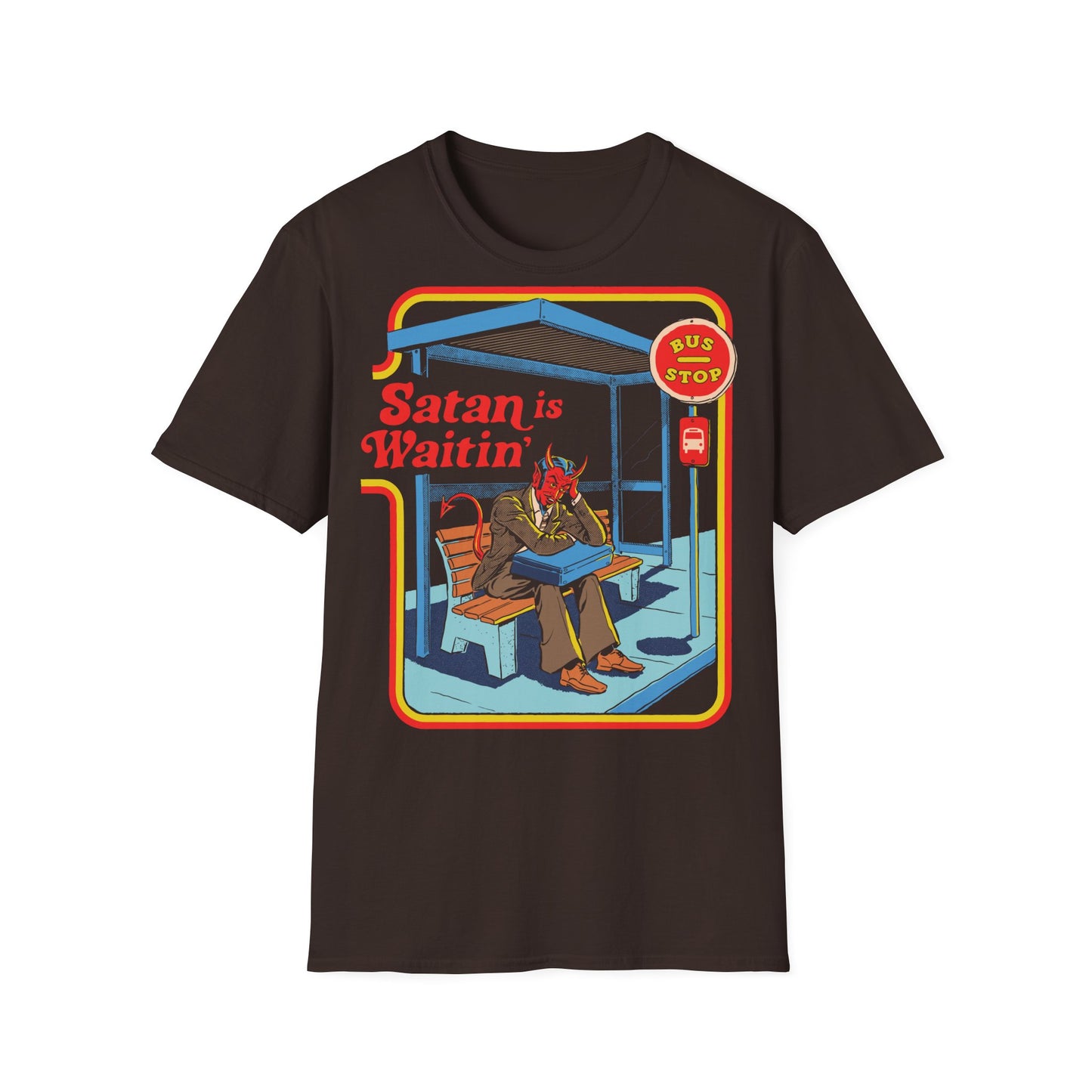 T-Shirt Vintage Horror WAITIN